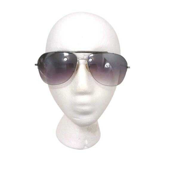 Steve Madden Aviator Sunglasses Purple Gradiant Frame S066 SLV Silver Full Rim - Picture 1 of 14